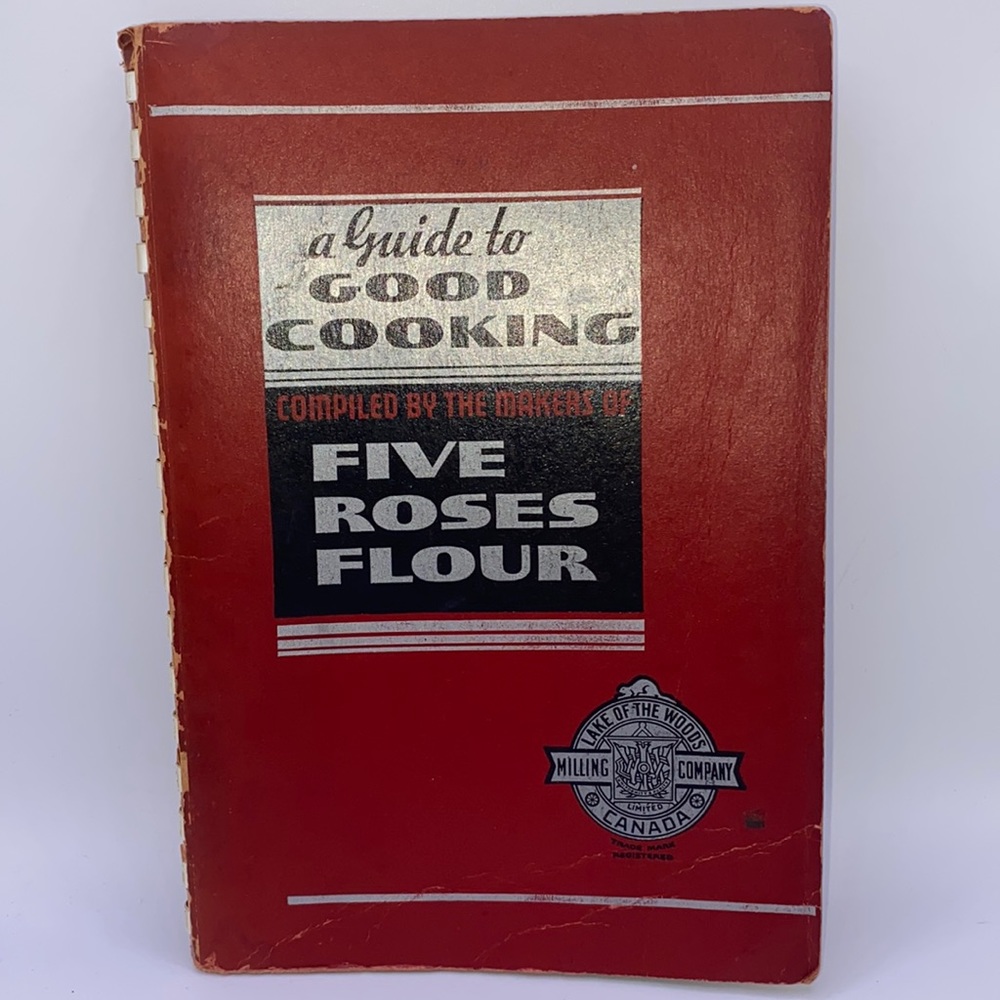 1938 Five Roses Flour A Guide to Good Cooking Red Spiral Bound Recipes Vintage